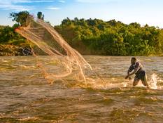 Fischfang in Uganda